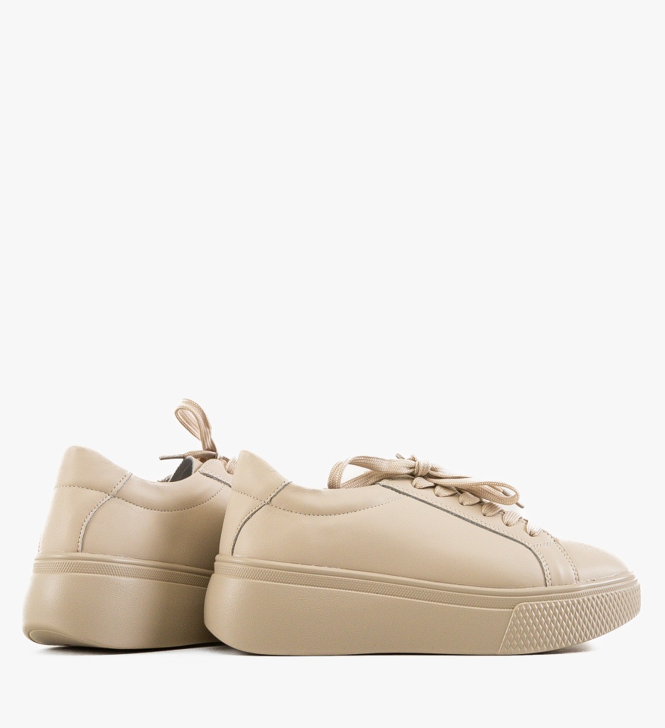 Sneakers Dama Korso Bej Confort și Stil Sport - imagine 5