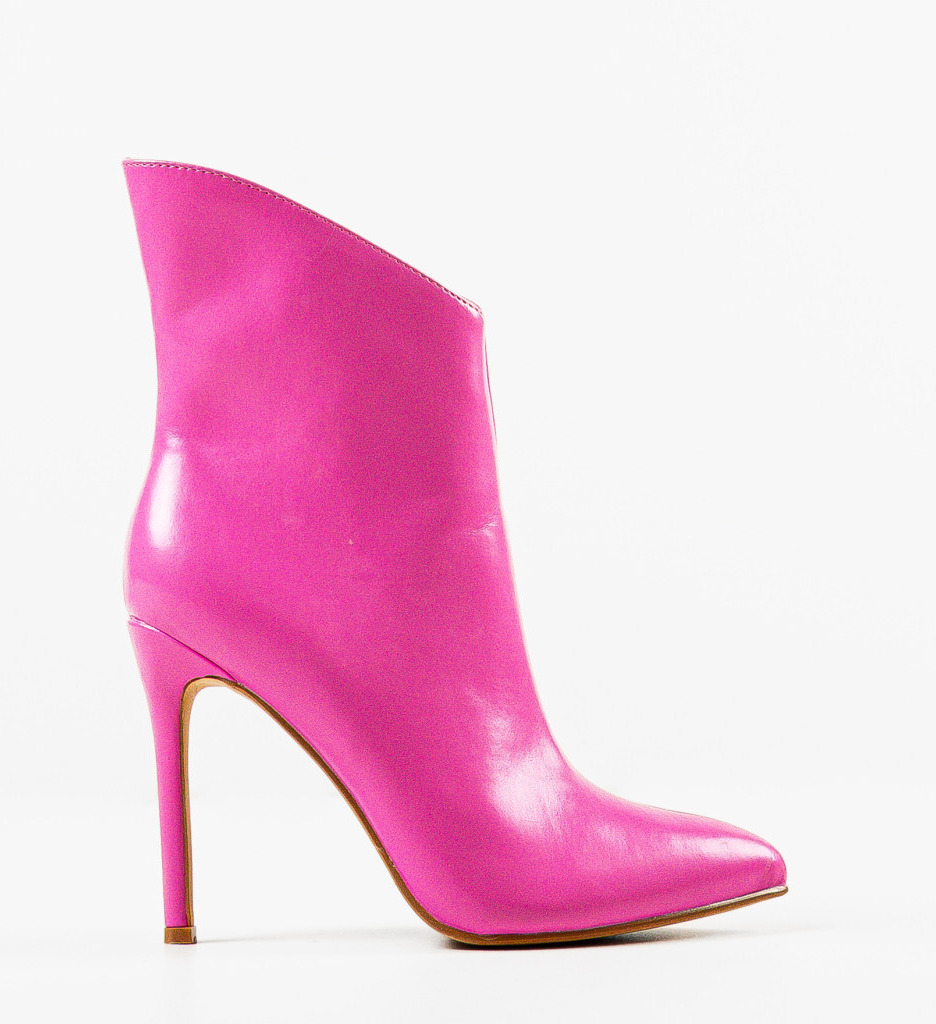 Botine Dama Nate Fuchsia - Stil Modern - imagine 4