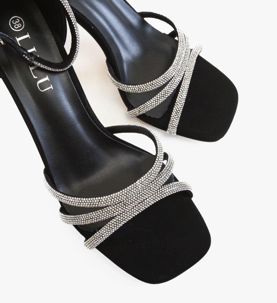 Sandale cu Toc Epitet Negre – Eleganță și Stil - imagine 5