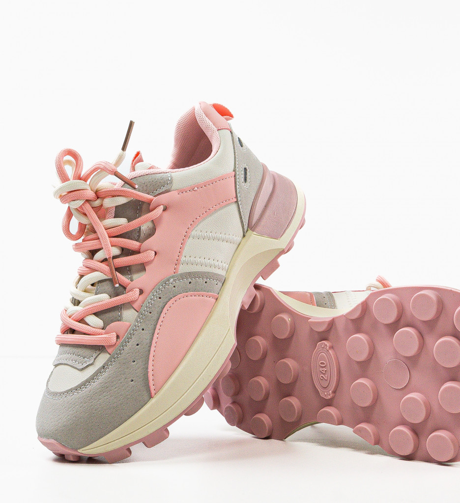 Sneakers Dearbh Roz - Confort și Stil Sport - imagine 8