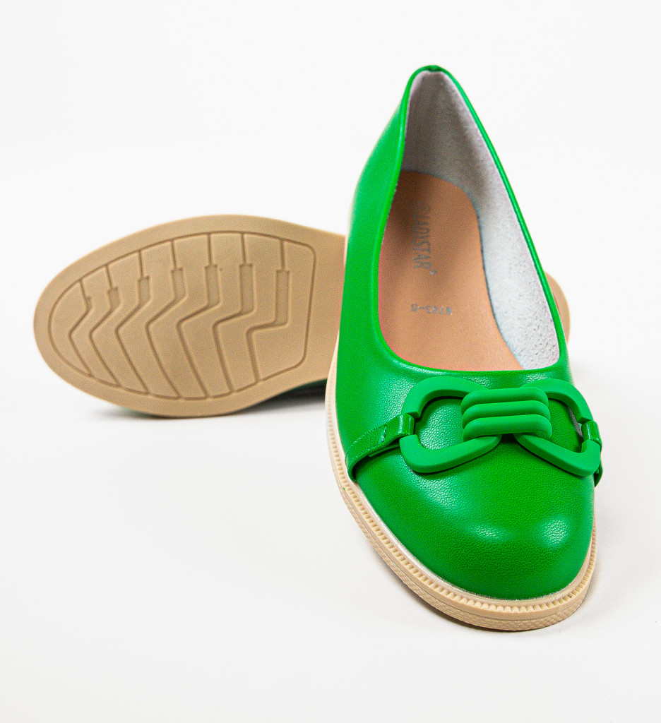 Pantofi Casual Dama Verzi Valce | Confort și Stil - imagine 6