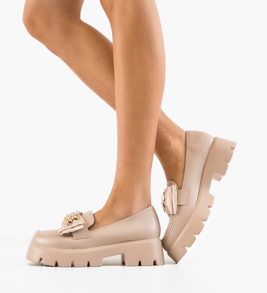 Pantofi Casual Tianna Bej | Confort si Stil - imagine 2