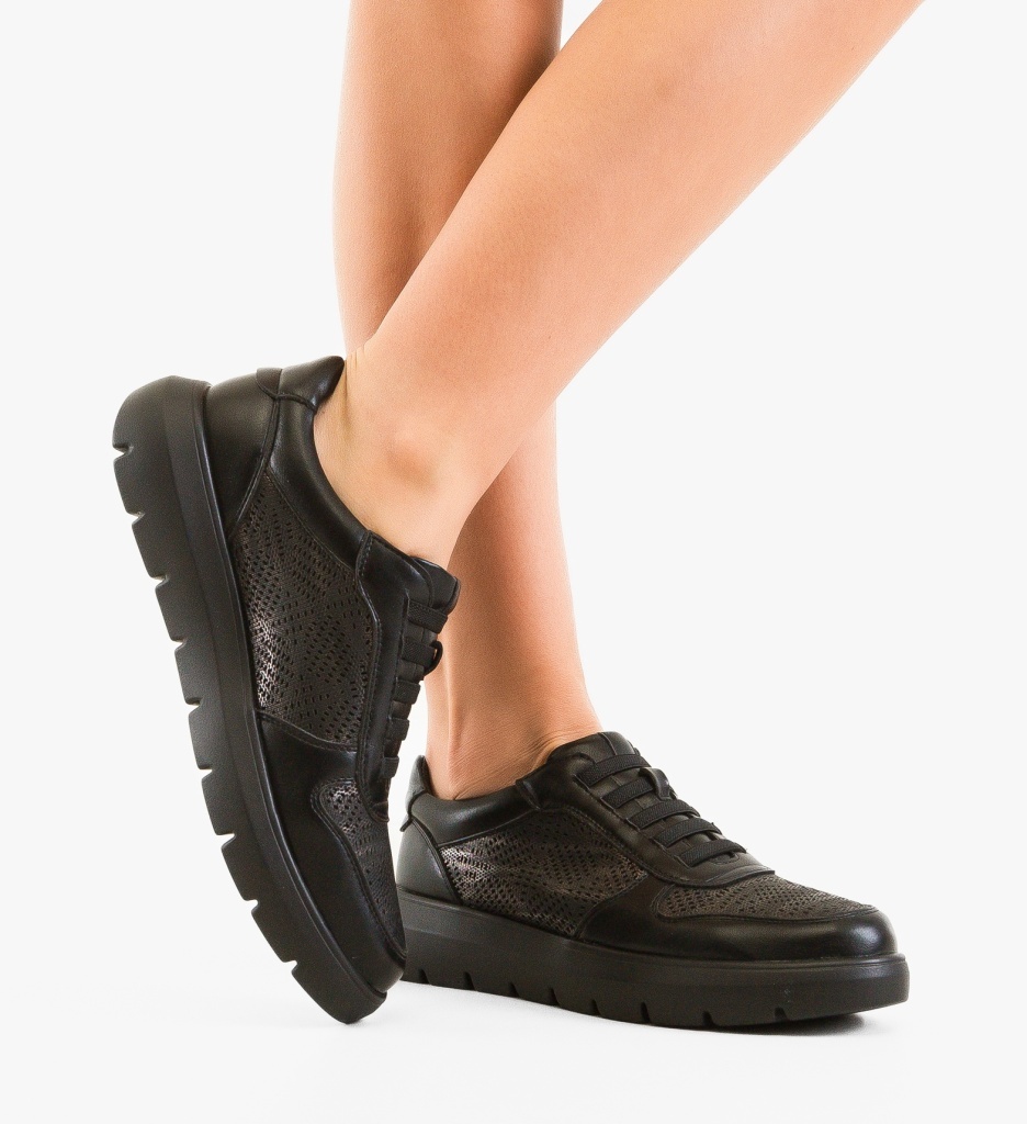 Pantofi Casual Philim Negru – Confort Stilat