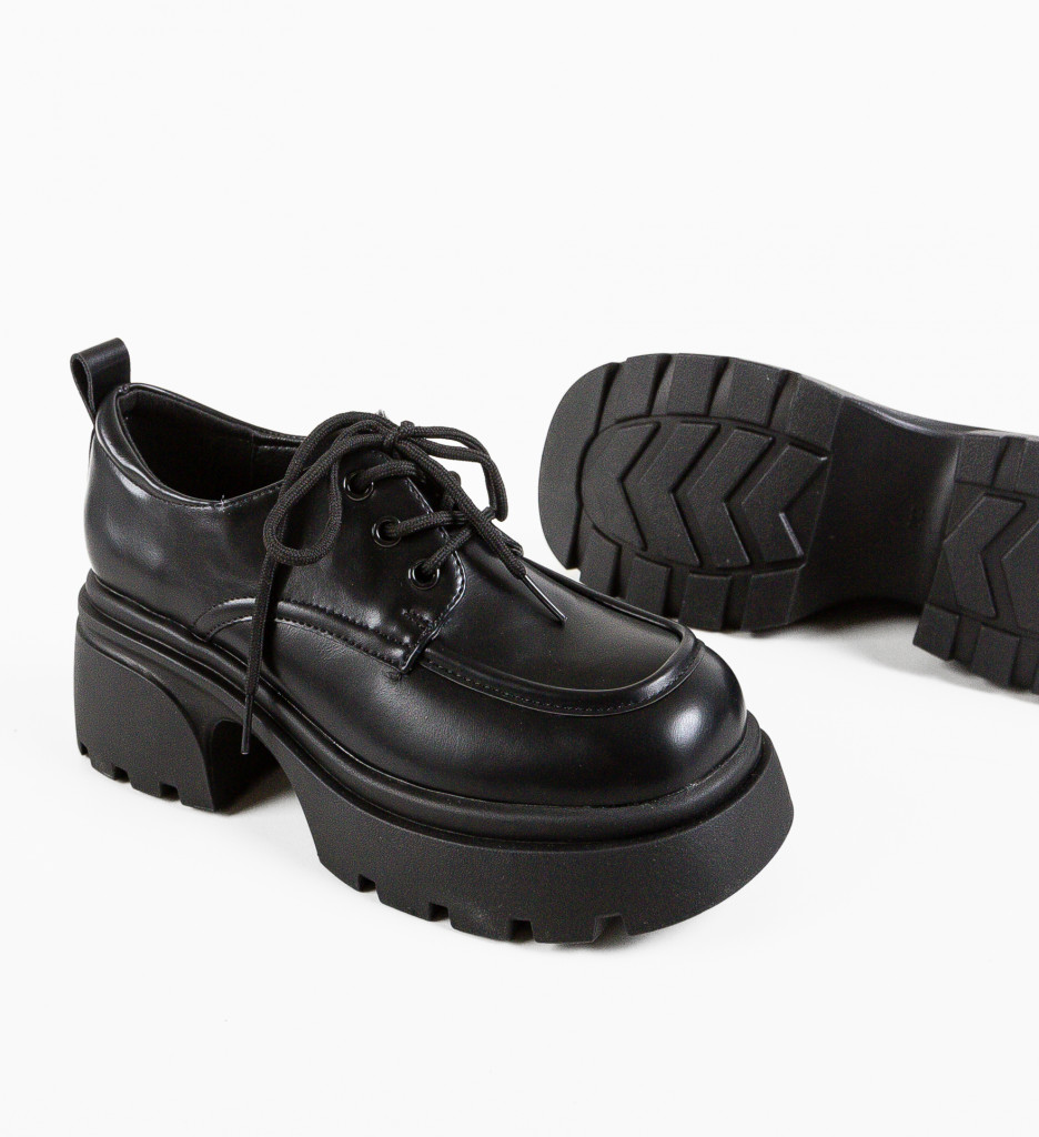 Pantofi Casual Tunysia Negri | Confort Zilnic - imagine 8