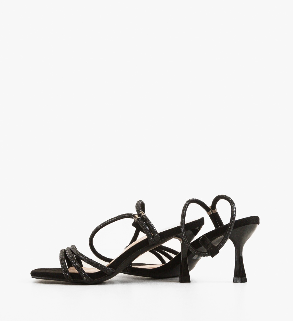 Sandale cu Toc Myhaj Negre - Eleganță Asigurată - imagine 5