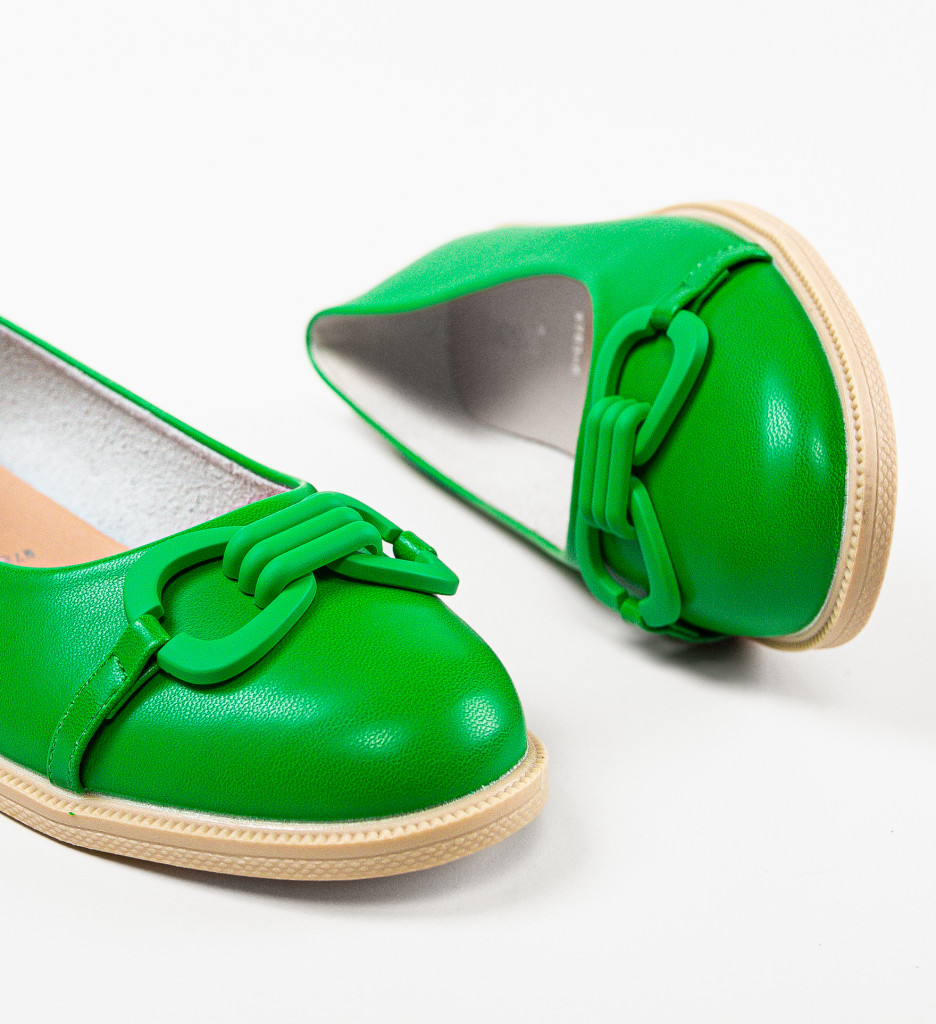 Pantofi Casual Dama Verzi Valce | Confort și Stil - imagine 8
