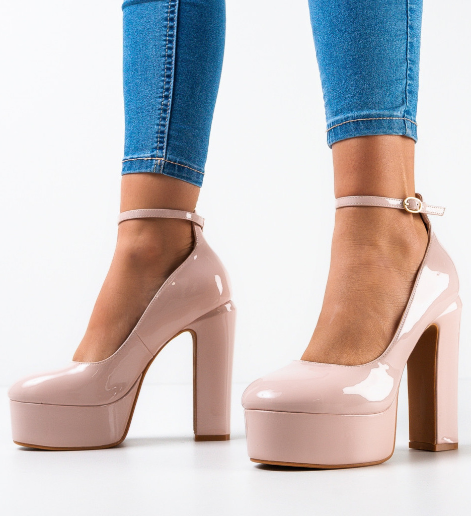 Pantofi Kelen Bej 2 | Toc Elegant si Confortabil - imagine 3