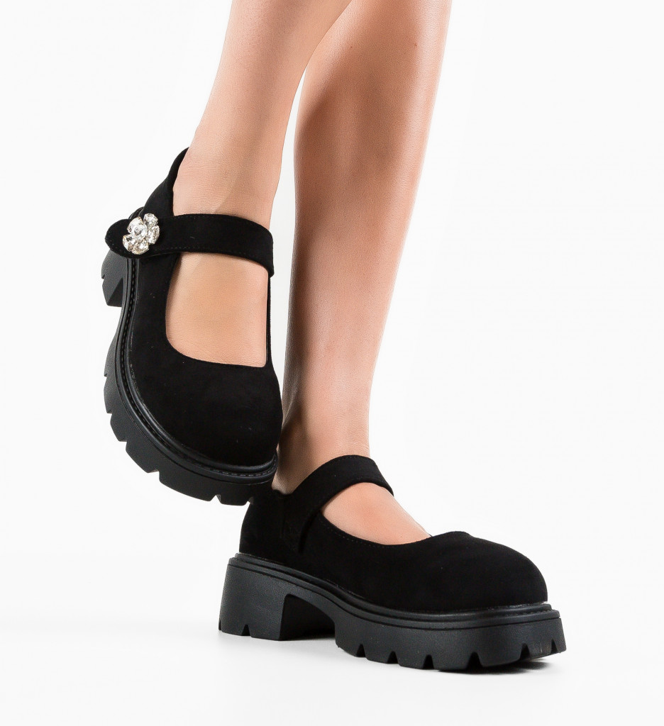 Pantofi Casual Dama Mriana Negri | Versatili si Moderni - imagine 2