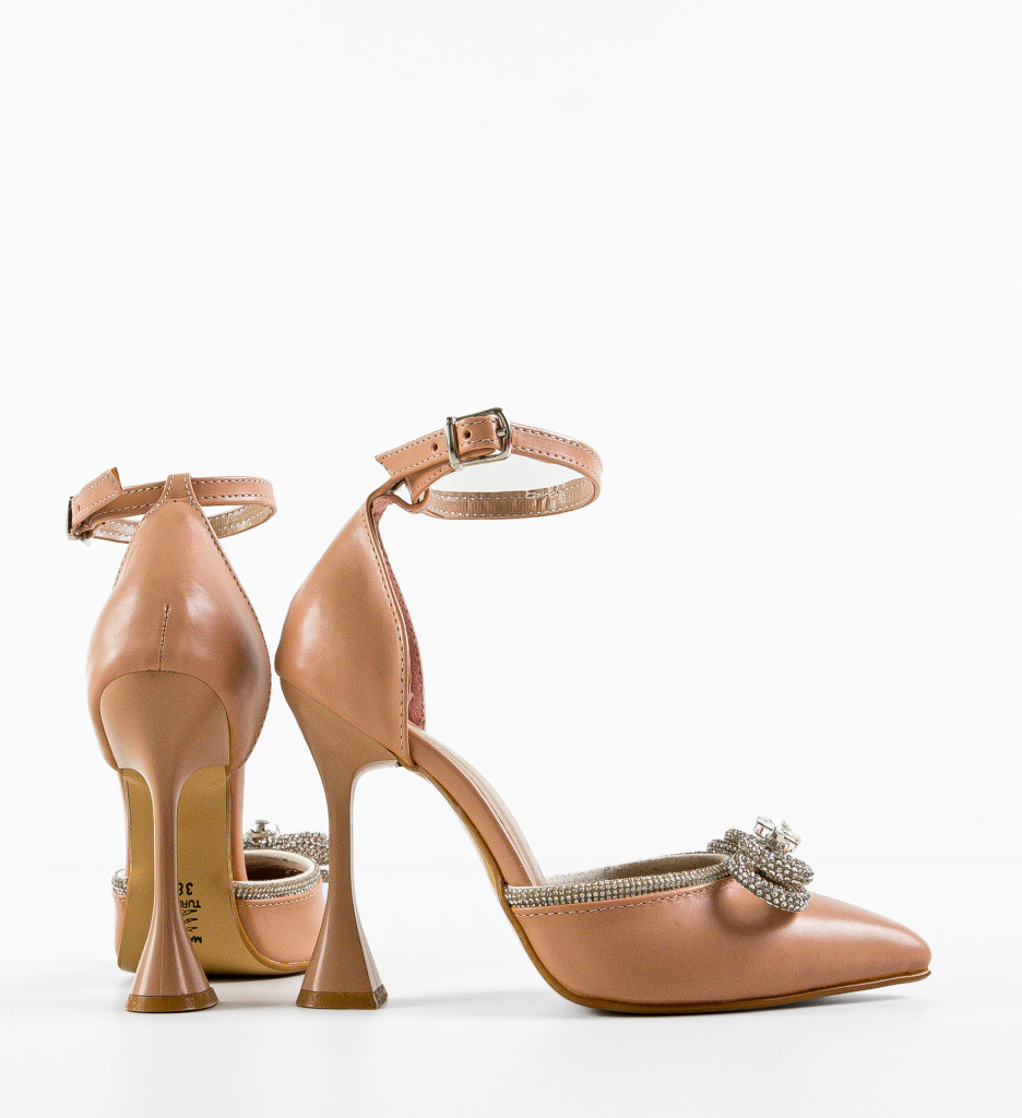 Pantofi Dama Prelați Bej | Eleganță și Stil - imagine 8