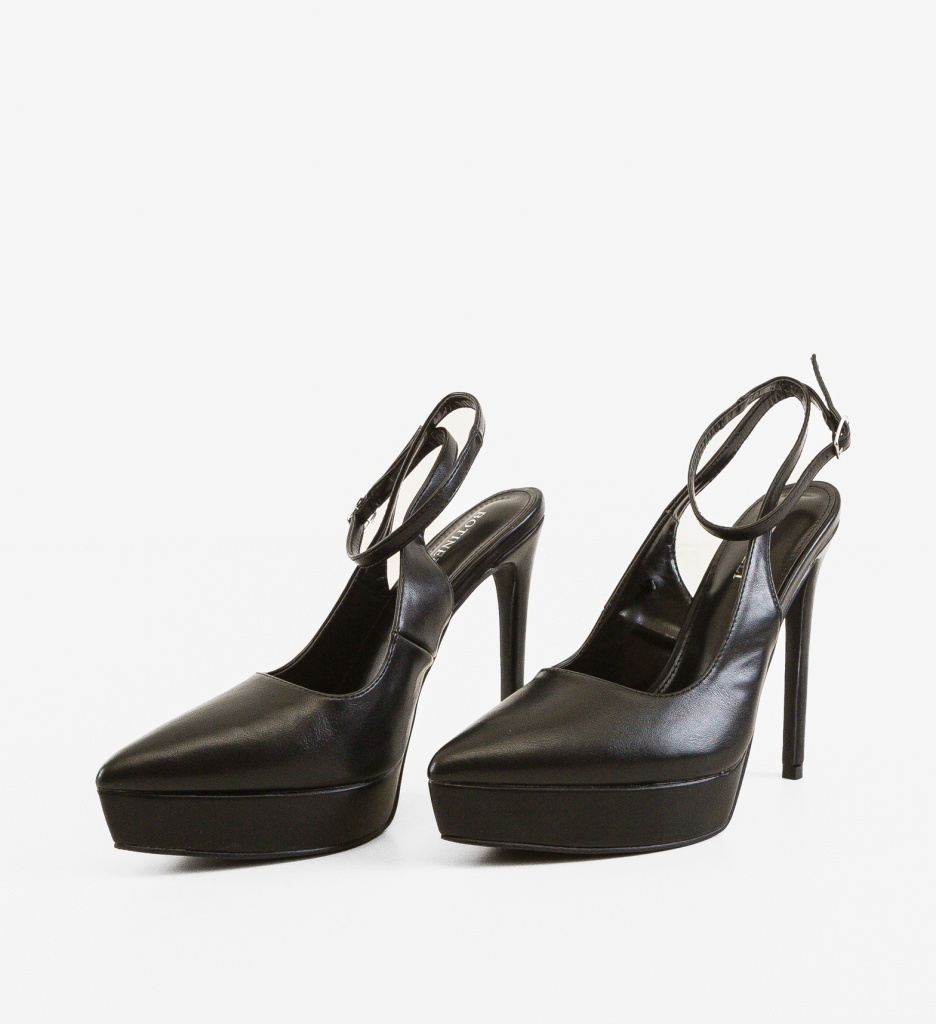Pantofi dama Velyon Negri - Eleganță și Stil - imagine 4