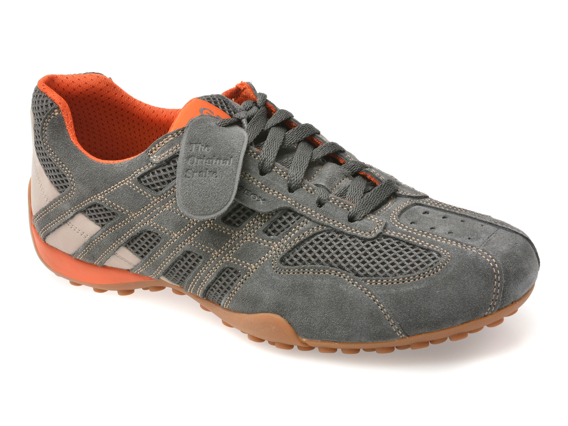 Pantofi Sport Geox Gri Barbati - Confort Respirabil
