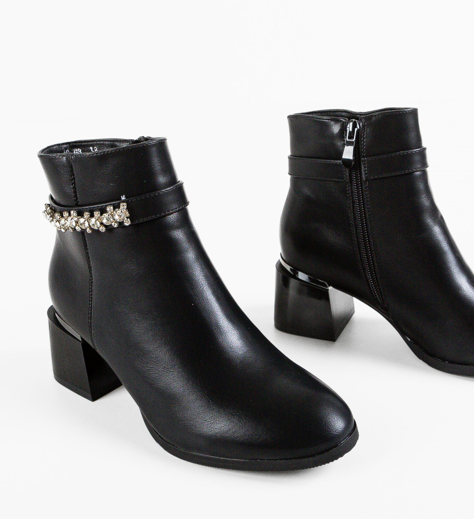Botine Dama Juani Negre - Eleganță și Confort - imagine 8