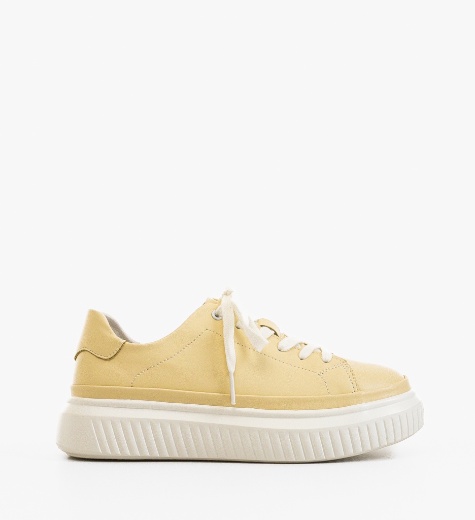 Sneakers Dama Galbeni Sport Confort - imagine 6