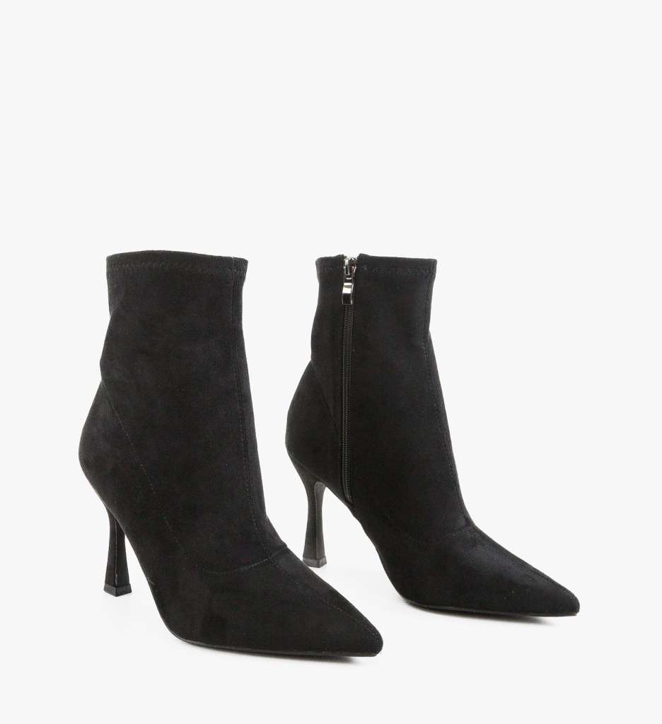 Botine Dama Zarbav Negre - Eleganță Urbană - imagine 4