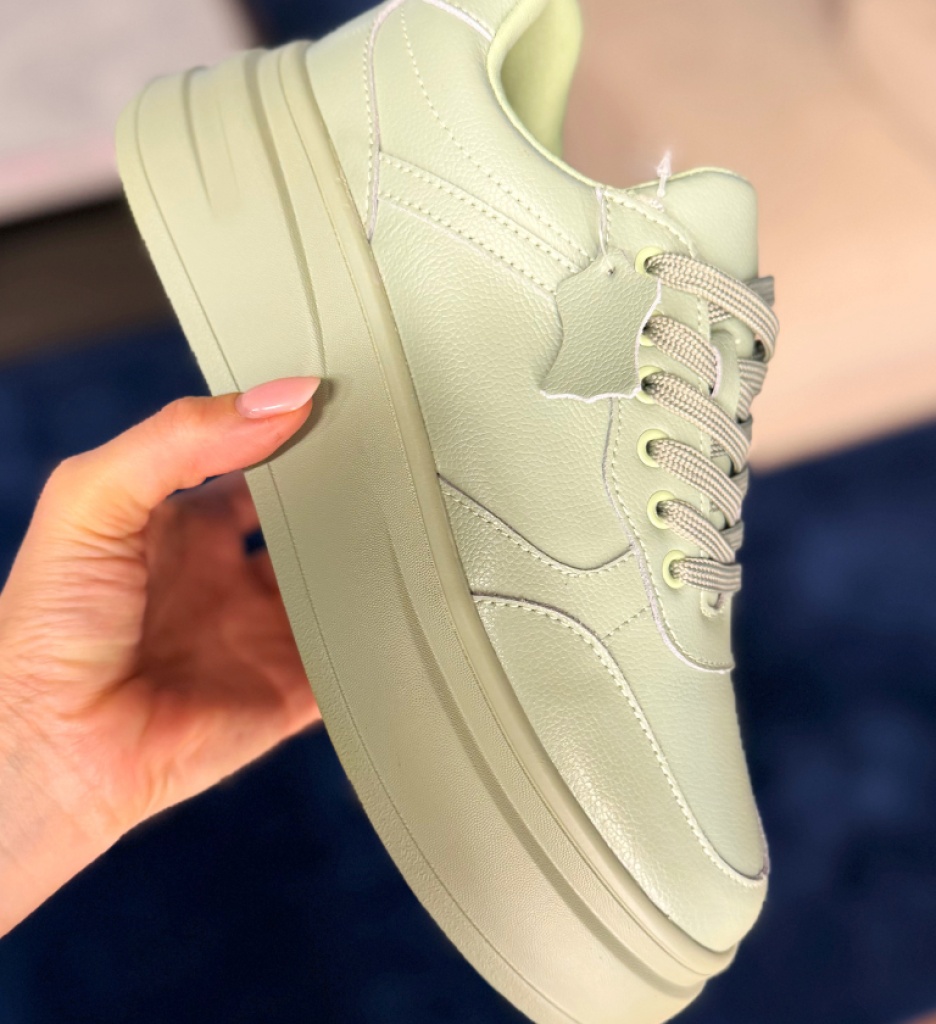 Sneakers Dama Momda Verzi - Confort și Stil Sport - imagine 2