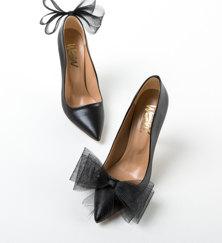 Pantofi Monroe Negri | Eleganță și Stil - imagine 6