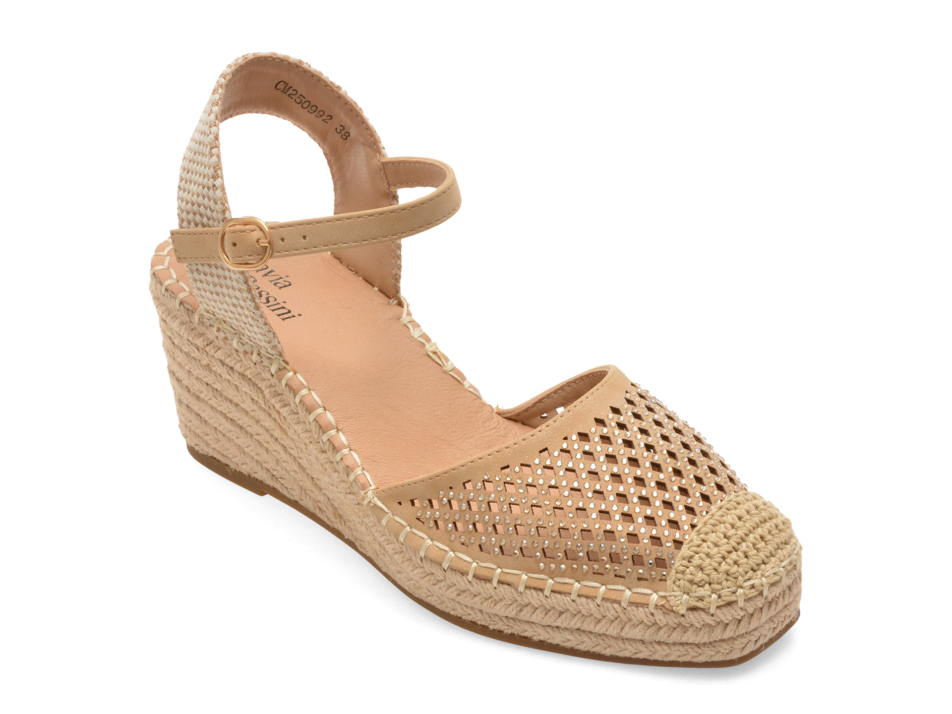 Pantofi Flavia Passini Bej Casual Eleganți