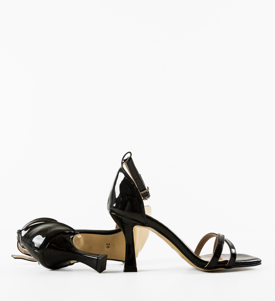 Sandale Toc Solban Negre | Eleganță Asigurată - imagine 7