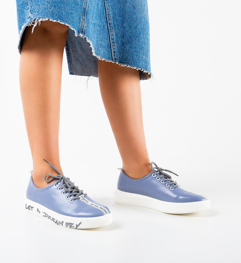 Pantofi Casual Honga Albaștri - Confort și Stil - imagine 2