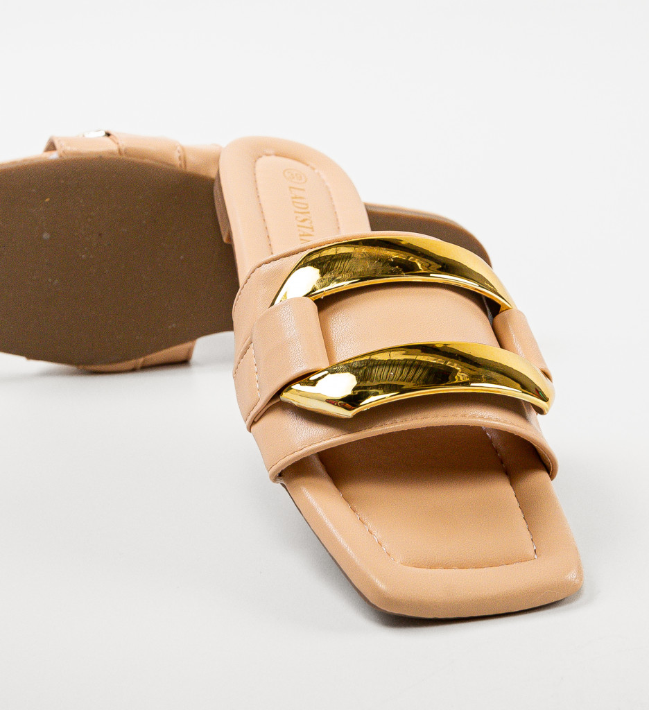 Sandale Dama Benny Nude | Confort Zilnic - imagine 8