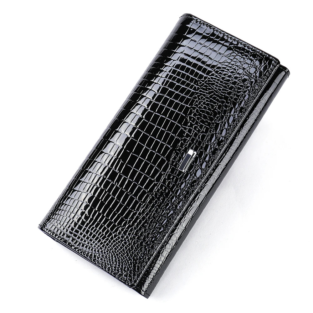 Portofel Delis Piele Naturală Negru PT1206