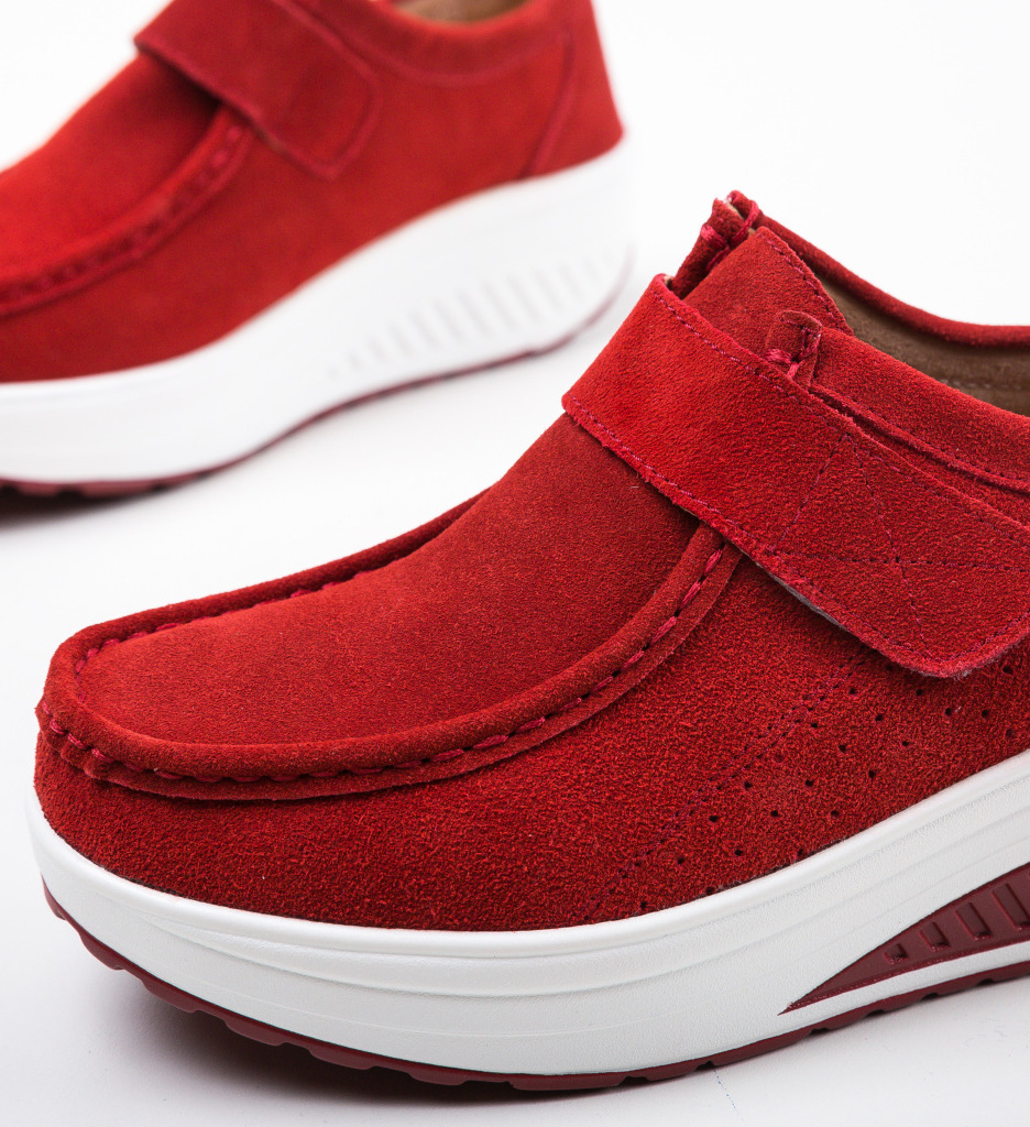 Pantofi Casual Marko Rosii | Stil și Confort - imagine 6
