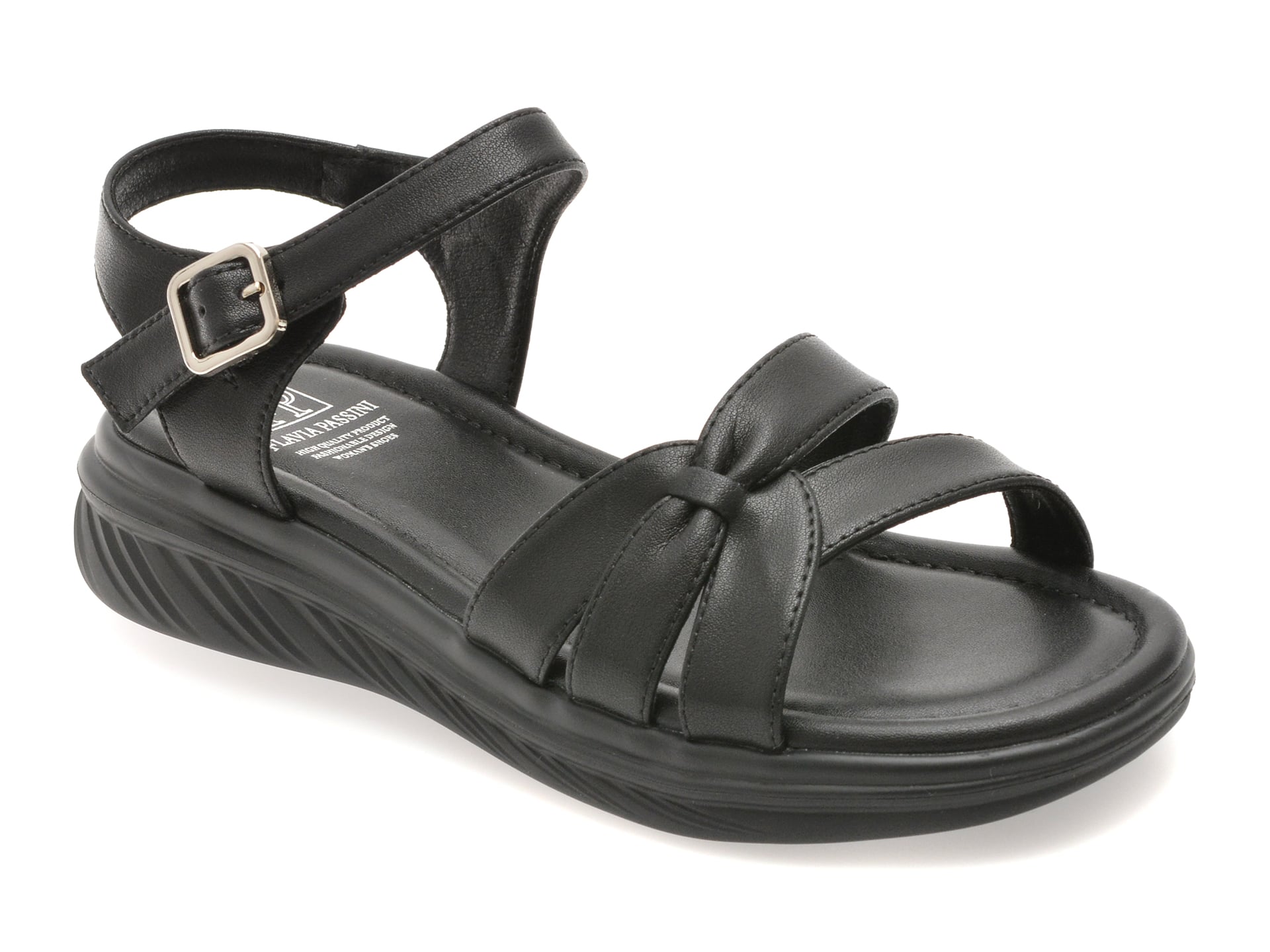 Sandale FLAVIA PASSINI Negre Piele Naturală W036