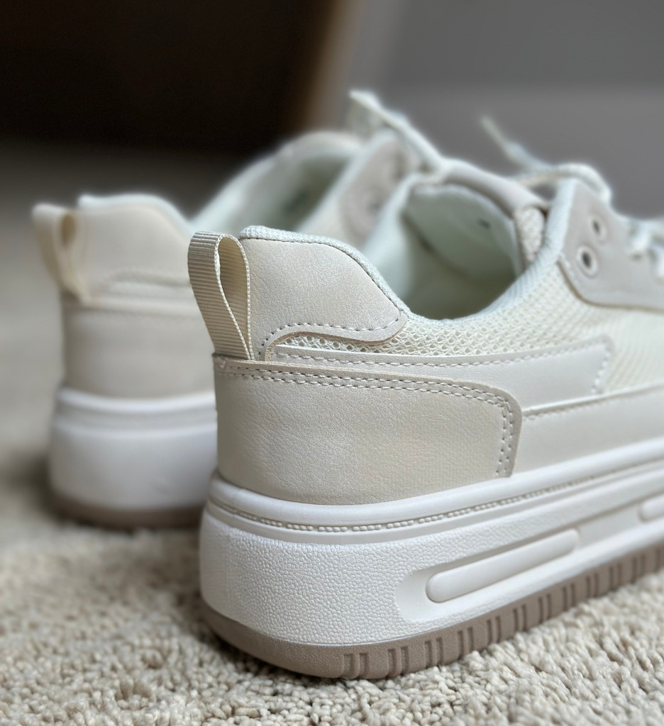 Sneakers Dama Yijun Bej - Confort și Stil - imagine 2