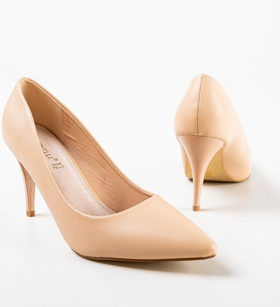 Pantofi Dama Halek Nude | Eleganță Asigurată - imagine 5