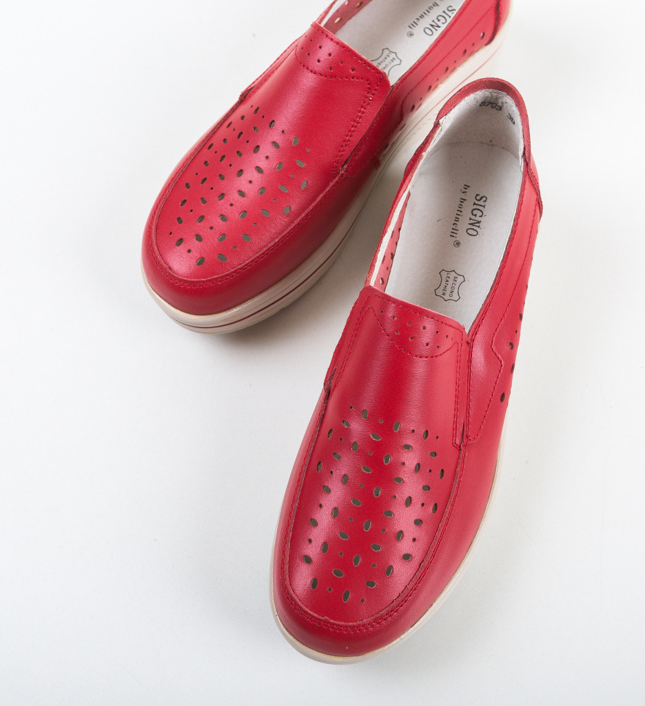 Pantofi Olifram Rosii: Confort și Stil Casual - imagine 6