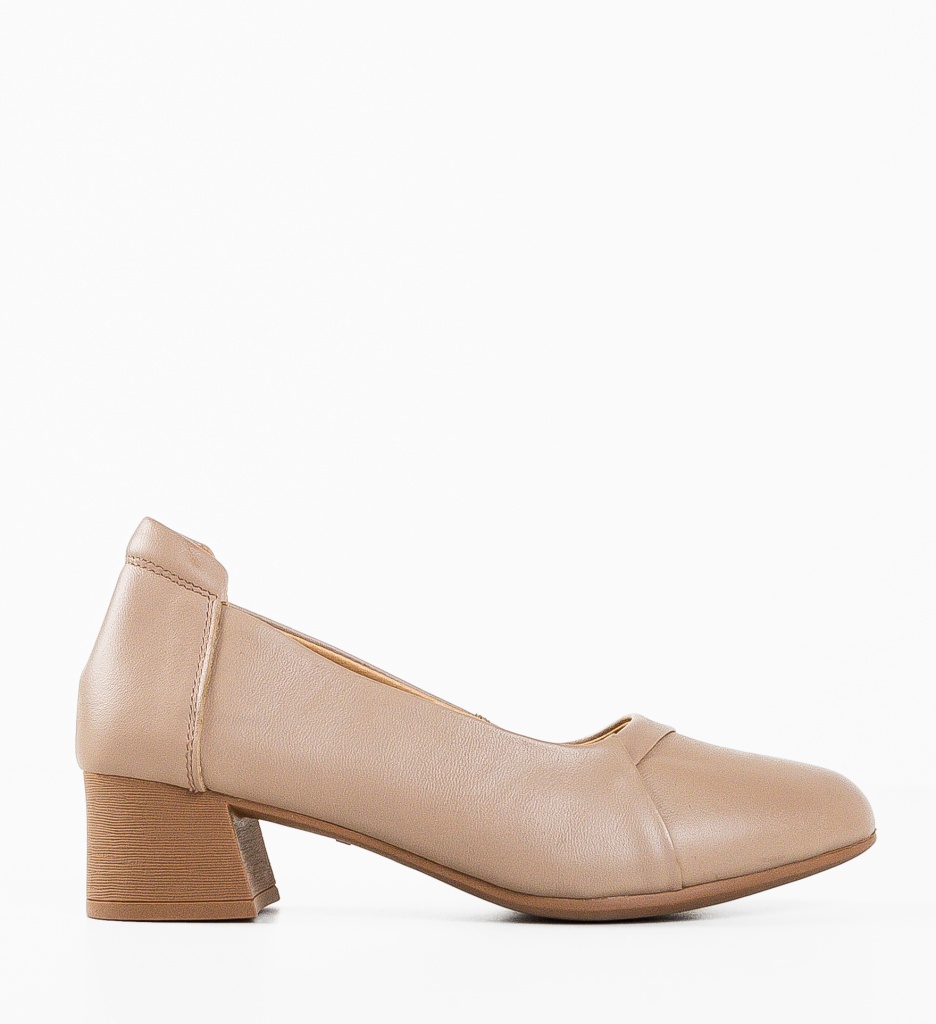 Pantofi dama Hebba Bej | Eleganță și Stil - imagine 3