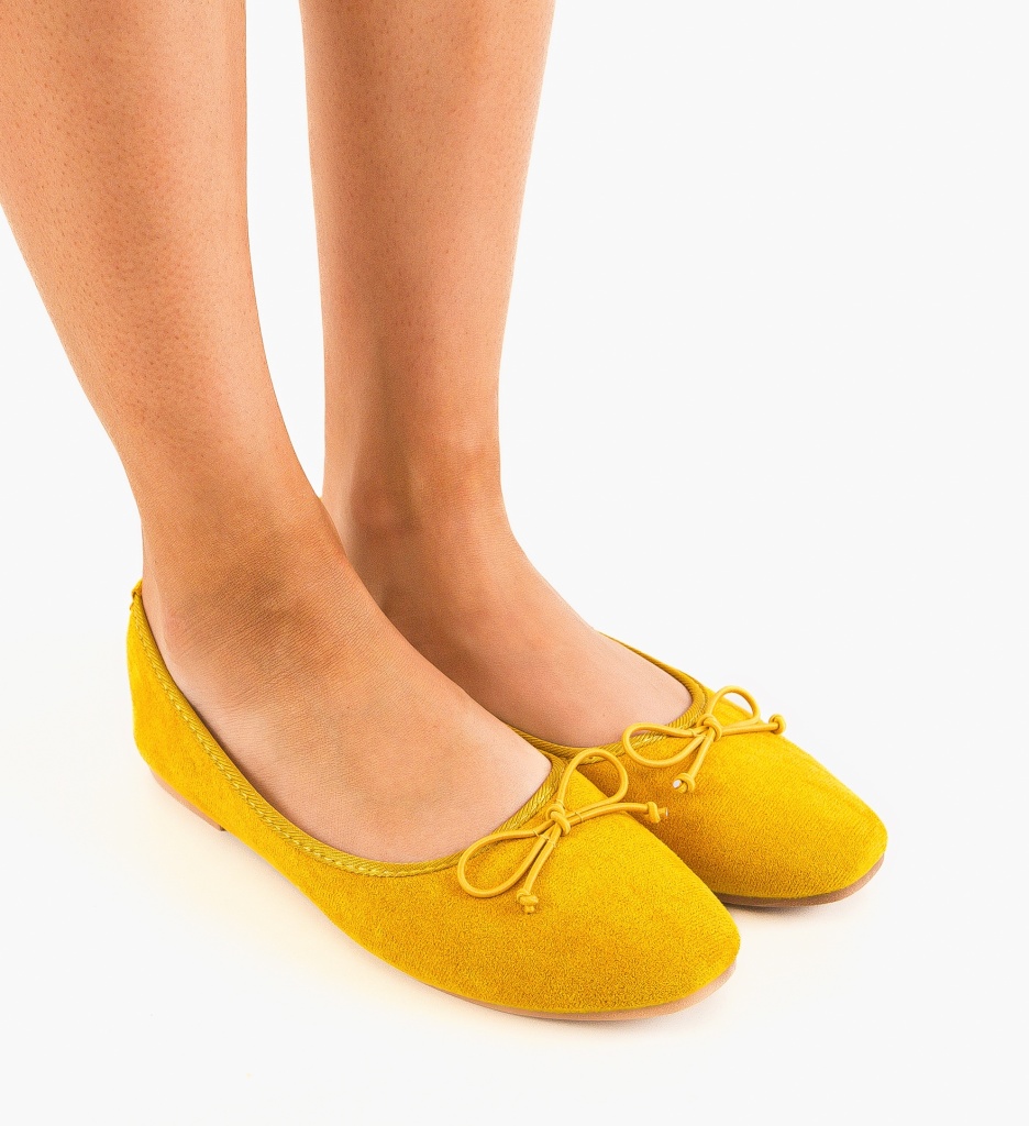 Balerini Elinor Galbeni - Confort și Eleganță Casual - imagine 3