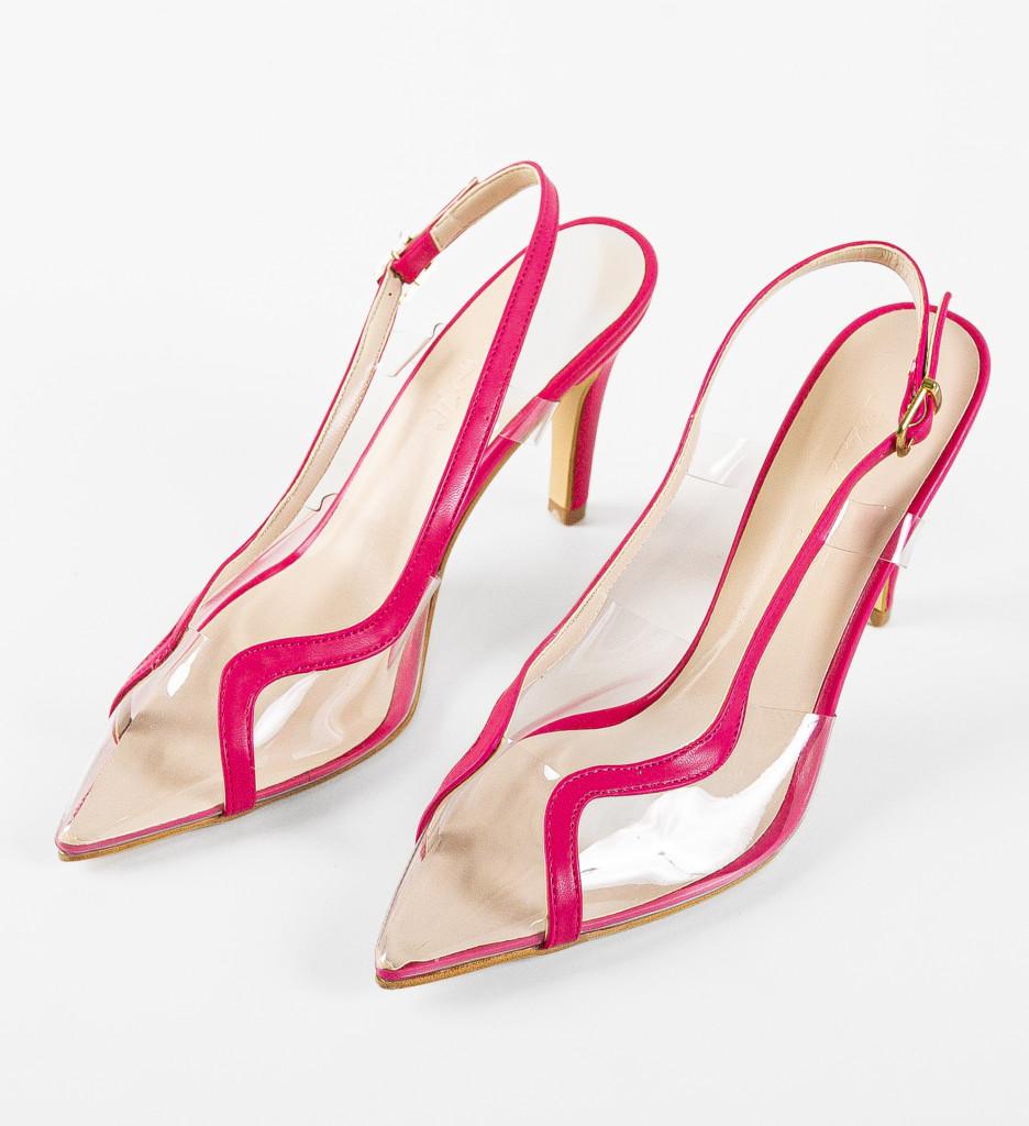 Pantofi Dama Toc Barney Fuchsia - Eleganță și Stil - imagine 11
