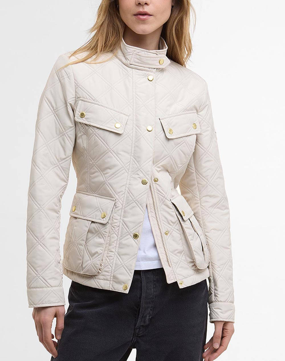 Geaca Quilted Barbour Slim Fit