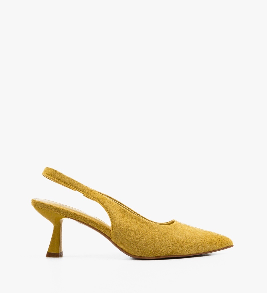Pantofi Dama Massey Galbeni Eleganți - imagine 6