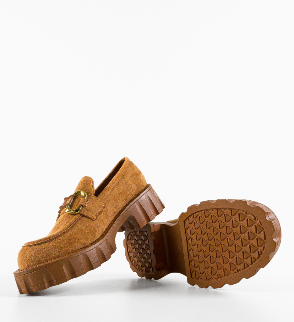 Pantofi Casual Gully Camel - Confort și Stil - imagine 5