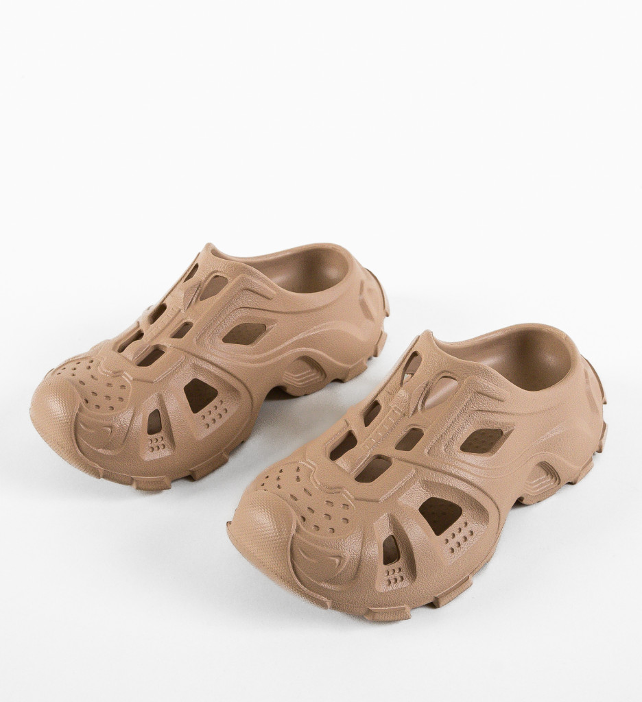 Papuci Dama Merri Khaki | Confort si Stil - imagine 8
