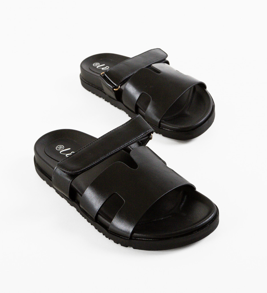 Sandale Dermes Negre | Confort Zilnic - imagine 7
