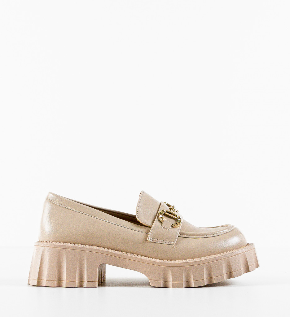 Pantofi Casual Alyena Bej - Confort Zilnic - imagine 5