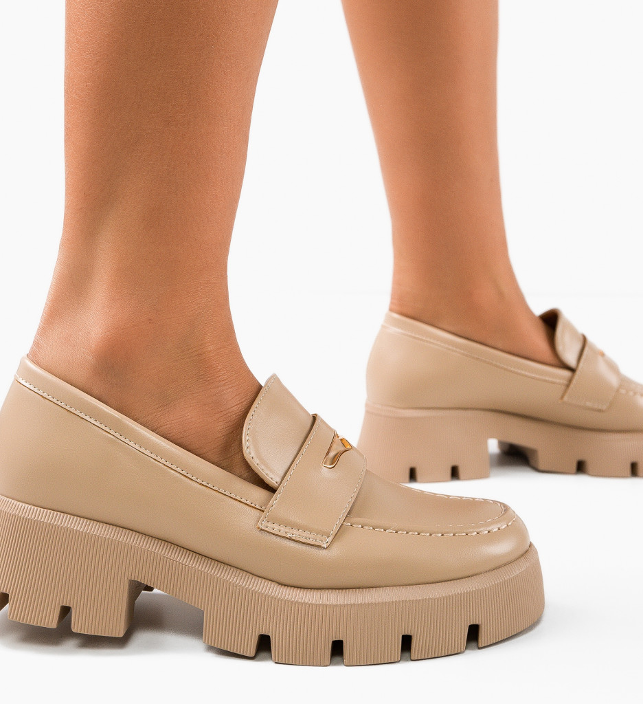 Pantofi Casual House Bej - Confort & Stil