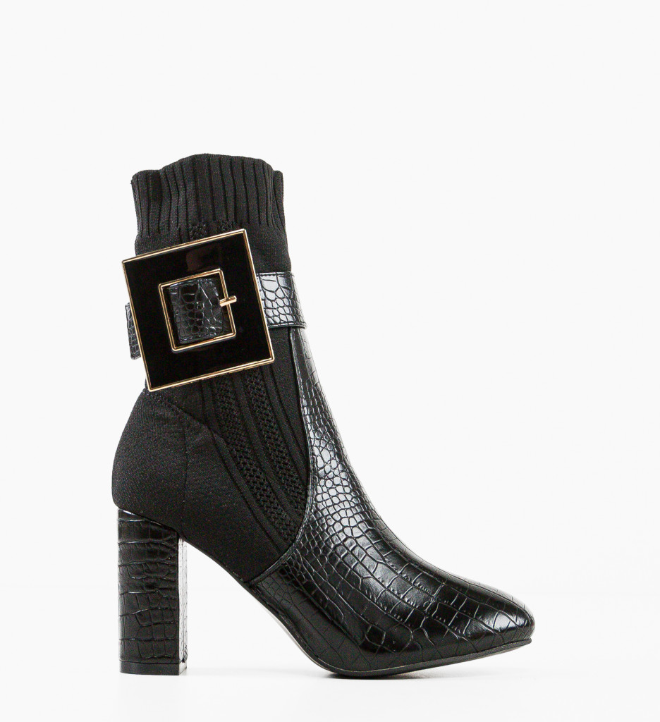 Botine Dama Lyla Negre | Eleganță și Confort