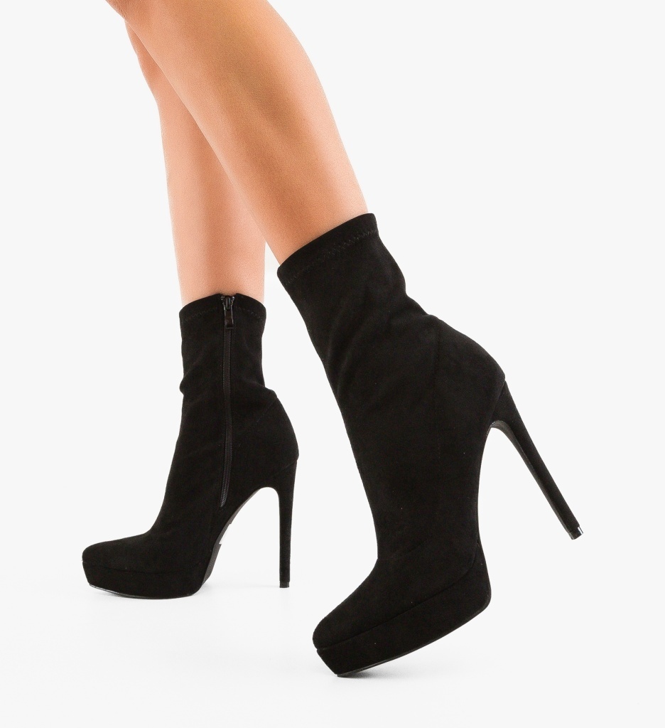 Botine dama Jahoi Negre 4 - imagine 5