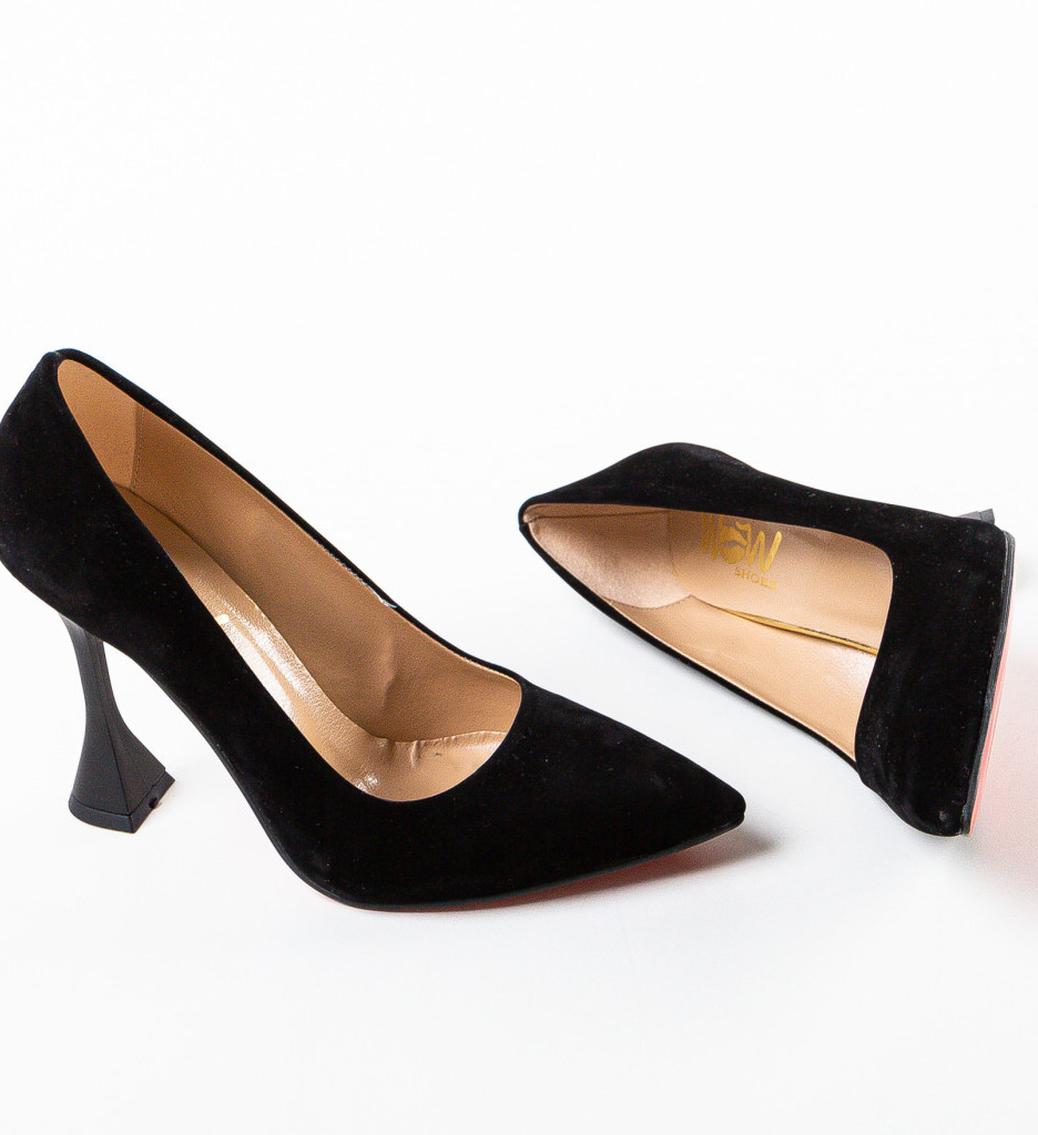 Pantofi cu toc Rimo Negri - Eleganță și confort