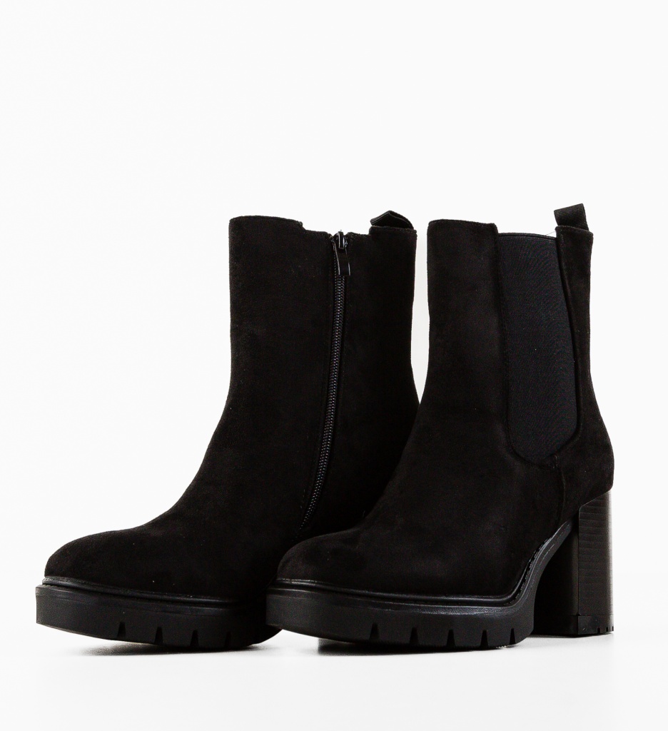 Botine Dama Gideon Negre | Eleganță și Confort - imagine 7