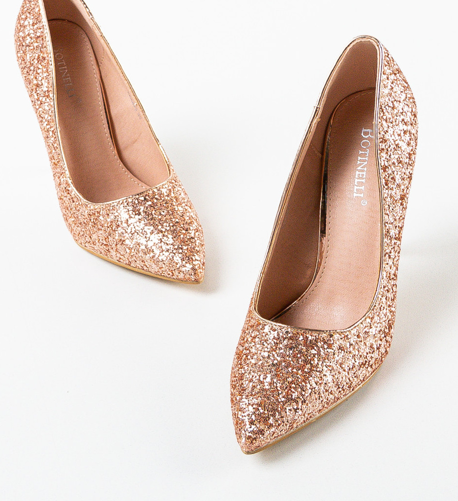 Pantofi cu Toc Samiya Bronze | Eleganță Asigurată - imagine 7