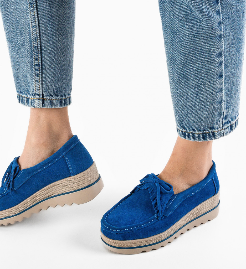 Pantofi Casual Hipok Albastri | Confort și Stil - imagine 3
