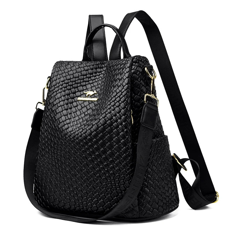 Rucsac de dama Delis Xiomara GT2854 antifurt, Negru - imagine 5