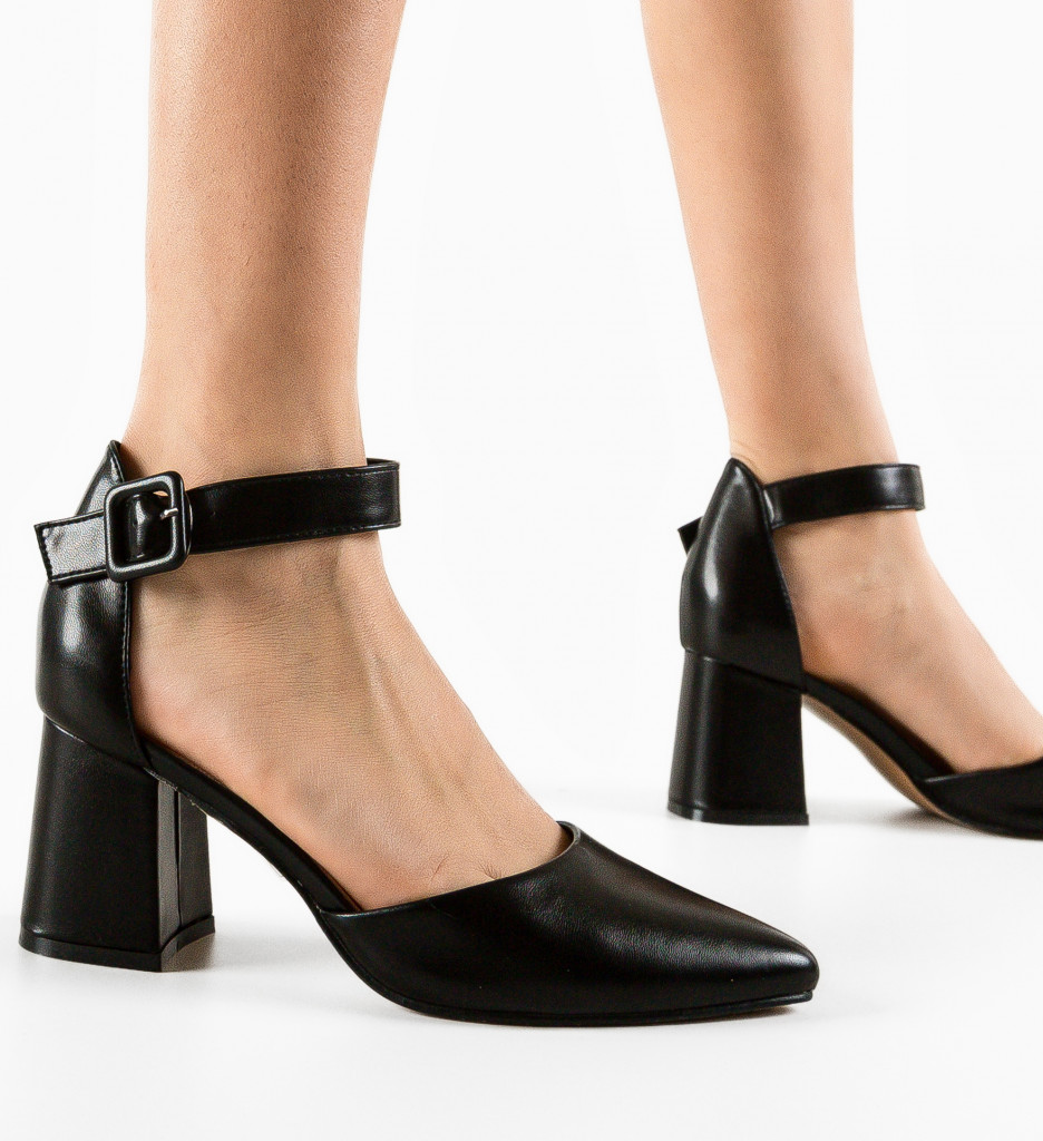 Pantofi Dama Avitus Negri - Stil și Eleganță - imagine 3