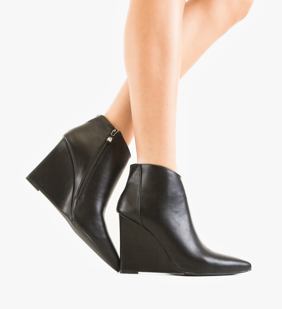 Botine Dama Patton Negre - Stil și Confort - imagine 6
