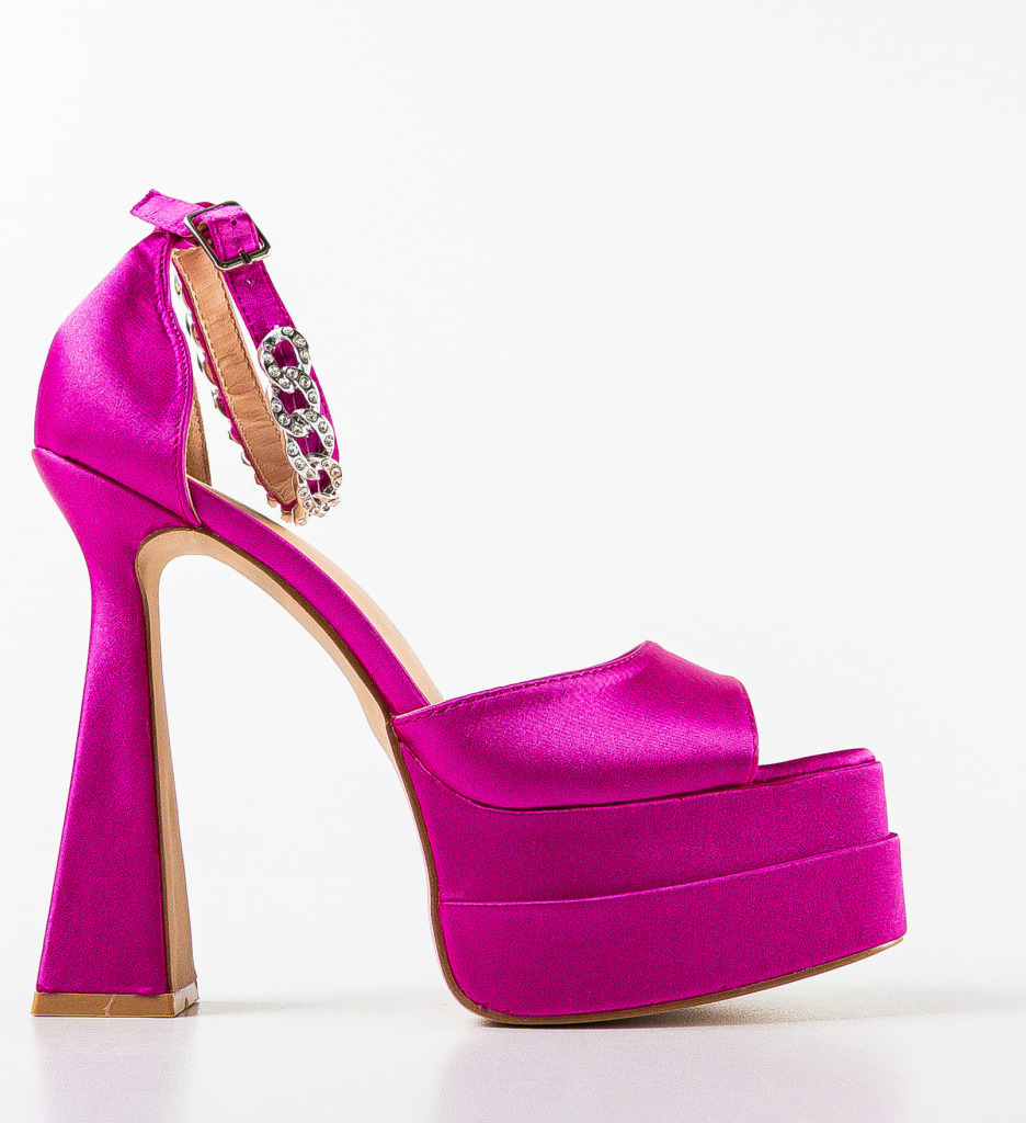 Sandale Zurema Fuchsia - Eleganță și Stil - imagine 4